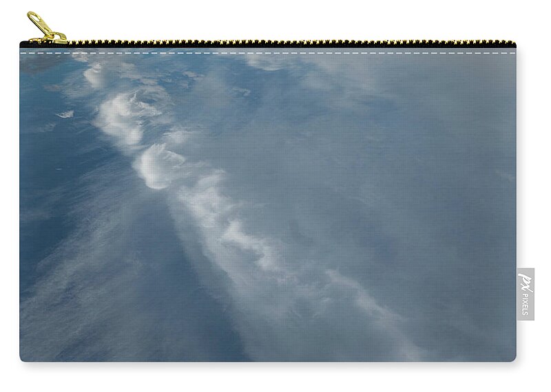 Sky Carry-all Pouch featuring the photograph Sky With Clouds by Karen Rispin