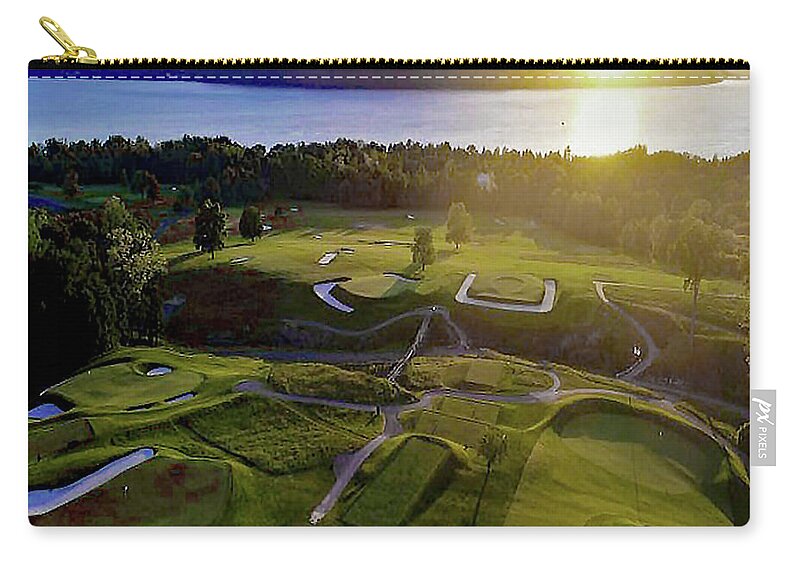 Sleepy Hollow Zip Pouch featuring the photograph Sleepy Hollow GC NY by Imagery-at- Work