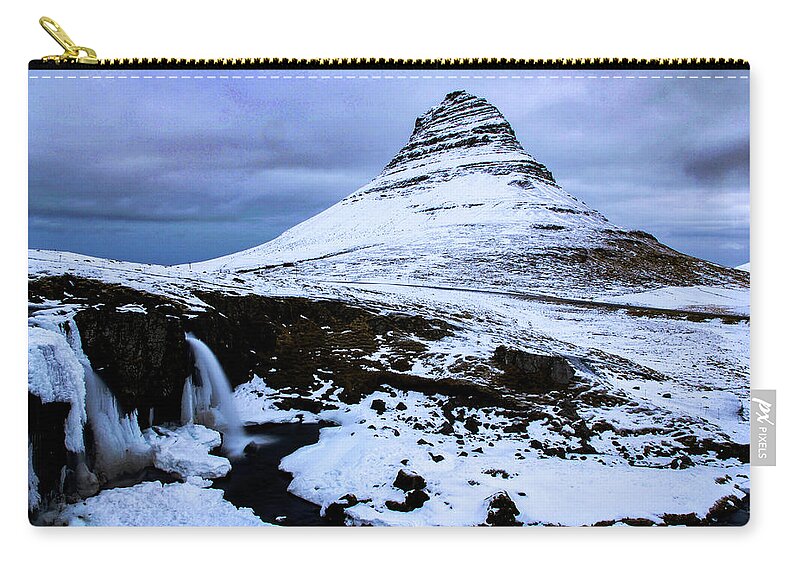 Snaefellsnes Peninsula Carry-all Pouch featuring the photograph The Cold Light Of Day - Snaefellsnes Peninsula, Iceland by Earth And Spirit
