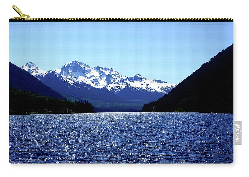Snow Zip Pouch featuring the photograph Snow Capped by Jean Macaluso
