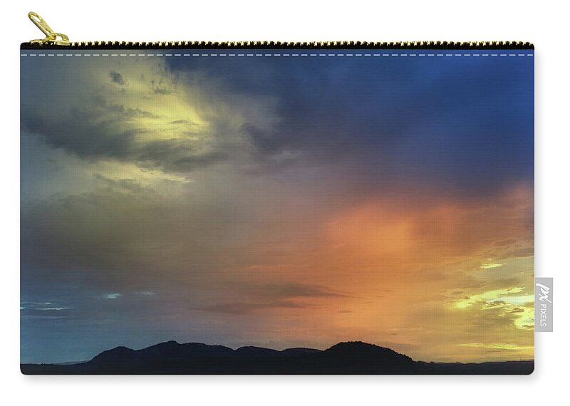 Softness Is The Sunset Zip Pouch featuring the photograph Softness Is The Sunset by Gene Taylor