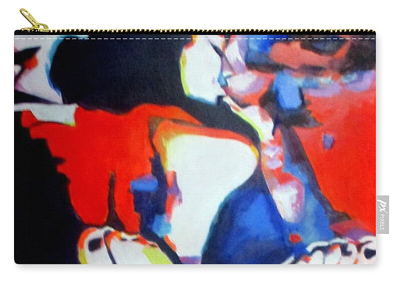 Affordable Paintings For Sale Zip Pouch featuring the painting Solitary Night by Helena Wierzbicki