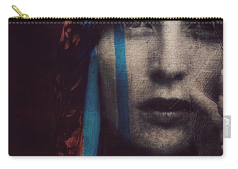 Emotion Zip Pouch featuring the digital art Someone Save My Life Tonight by Paul Lovering