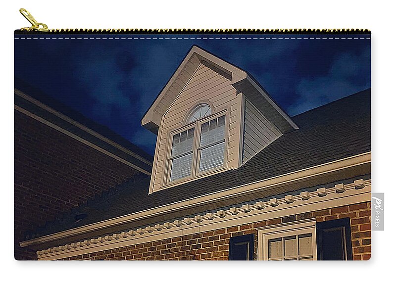 House Zip Pouch featuring the photograph Something Strange in the Neighborhood by Lee Darnell