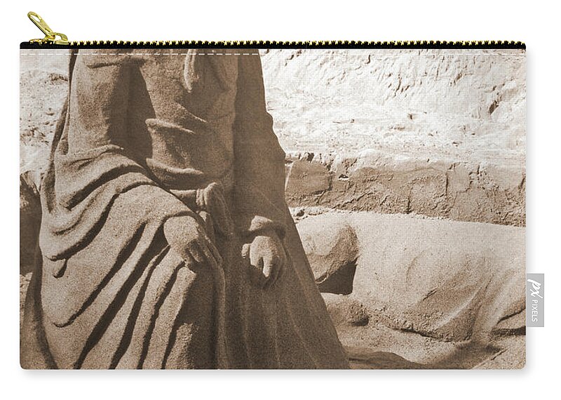 Canada Zip Pouch featuring the photograph Son of God by Mary Mikawoz