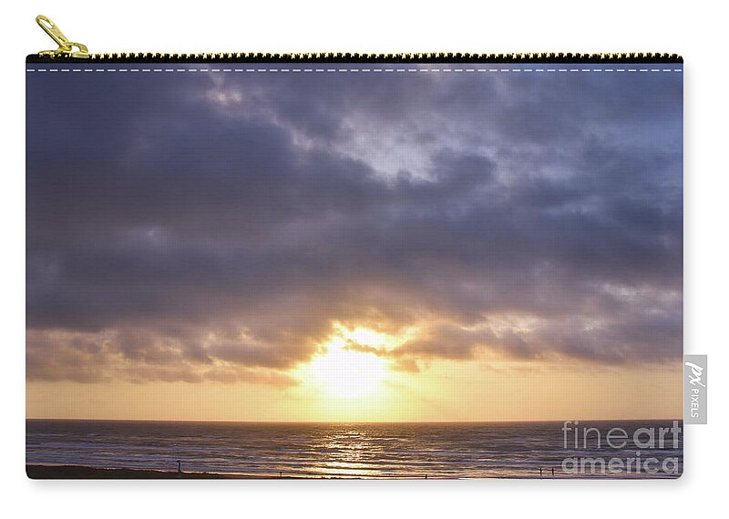 South Padre Island Zip Pouch featuring the photograph South Padre Island by Andrea Anderegg
