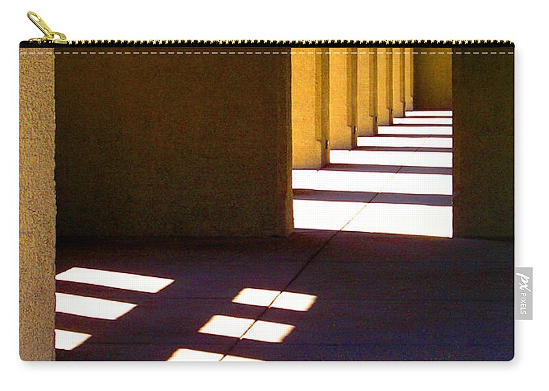 Architecture Carry-all Pouch featuring the photograph Spanish Arches Light Shadow by Patrick Malon