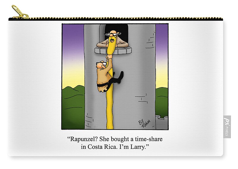 Spectickles Rapunzel Cartoon Carry-all Pouch by Bill Abbott - Pixels