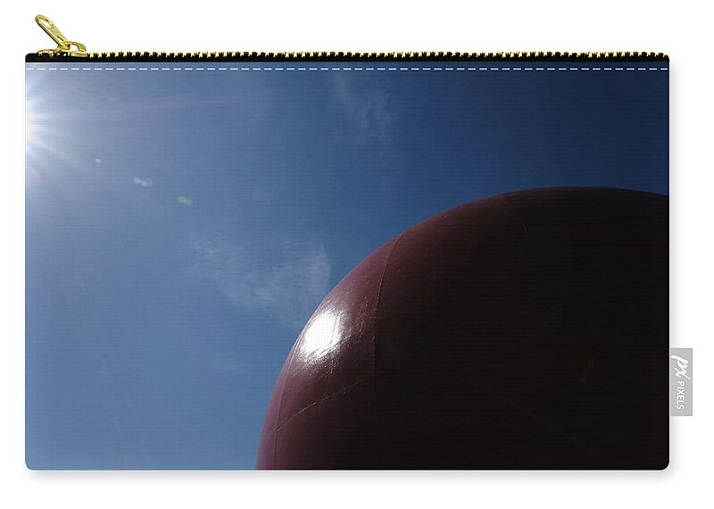 Abstract Zip Pouch featuring the photograph Spherebelisk by Kreddible Trout
