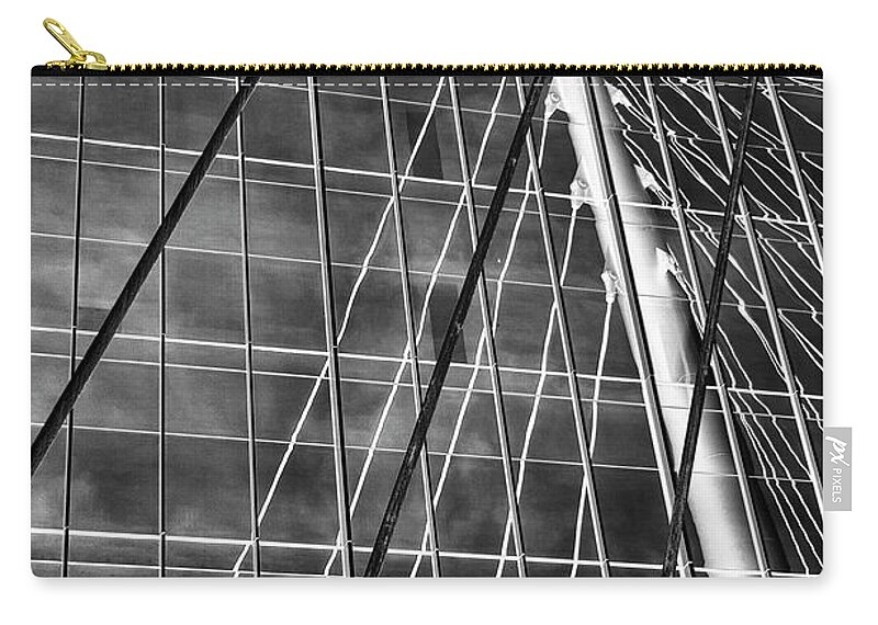 Fine Art Zip Pouch featuring the photograph Spires and Windows by Tony Locke