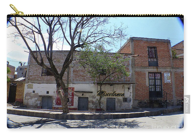 Telephoto Zip Pouch featuring the photograph San Miguel de Allende by Rosanne Licciardi