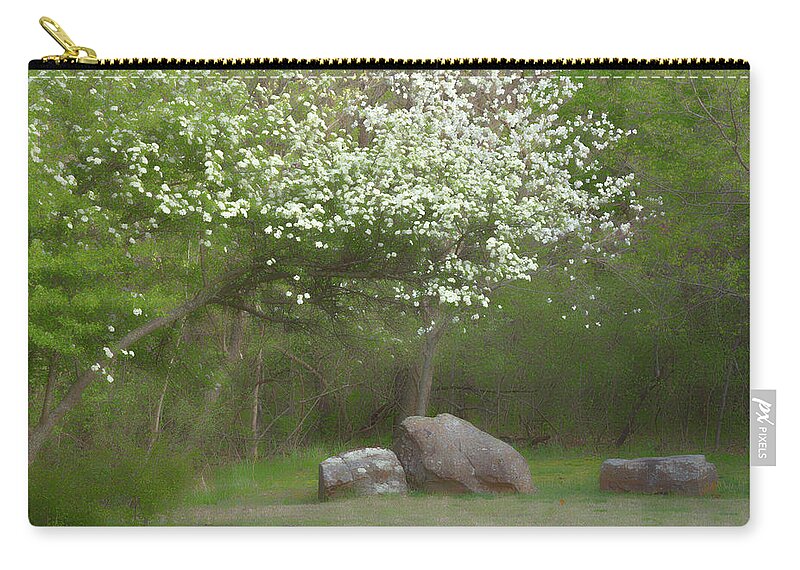 Blooming Tree Zip Pouch featuring the photograph Spring Blooms by Lana Trussell