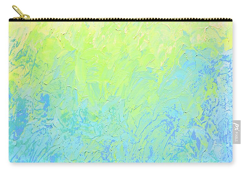 Spring Carry-all Pouch featuring the painting Spring Morning by Linda Bailey