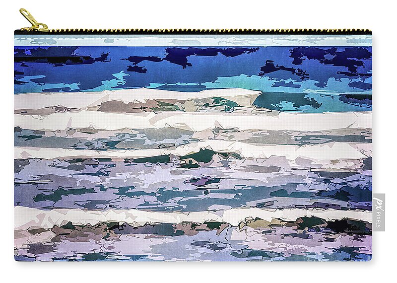 Seasonal Carry-all Pouch featuring the digital art Spring Thaw by Phil Perkins