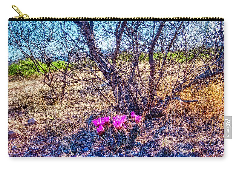 Springtine Zip Pouch featuring the photograph Springtime in Arizona by Tatiana Travelways
