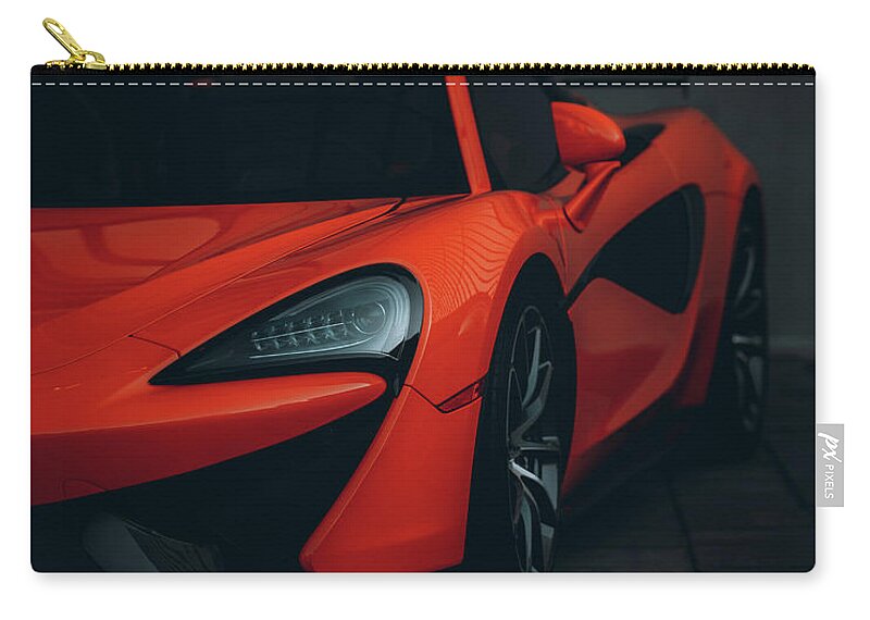  Zip Pouch featuring the photograph Spyder by William Boggs