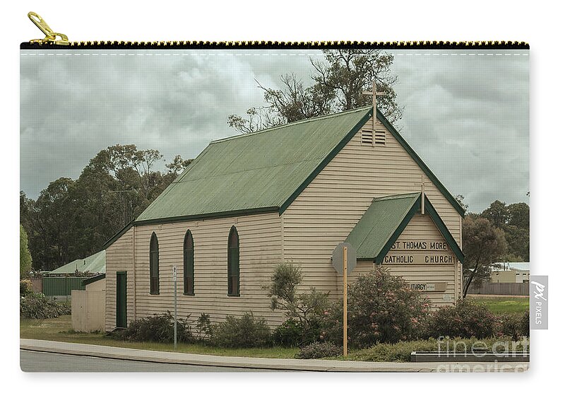 Buildings Carry-all Pouch featuring the photograph St Thomas More Catholic Church, Nannup by Elaine Teague