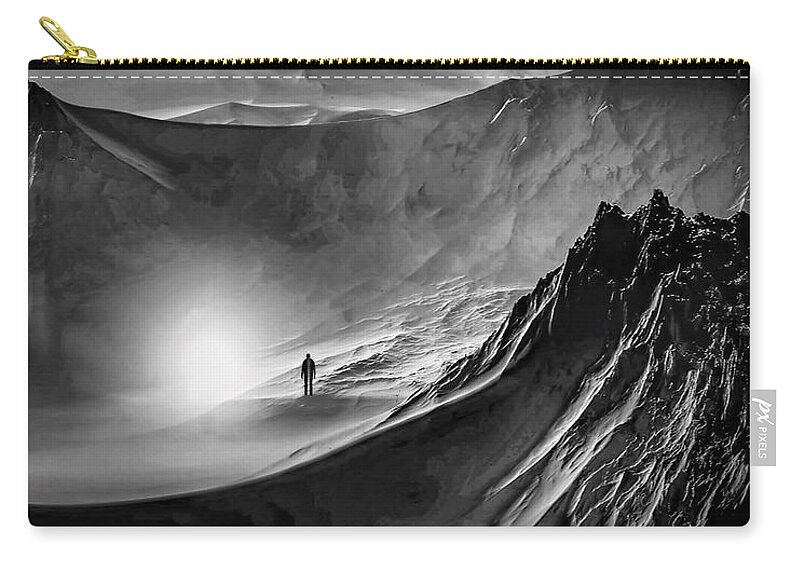 Fine Art Zip Pouch featuring the photograph Stealing The Moon by Sofie Conte