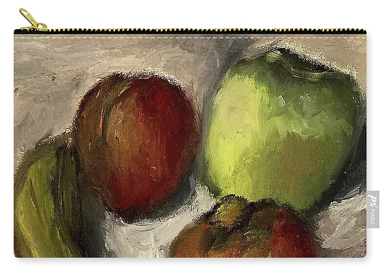 Still Life Carry-all Pouch featuring the painting Still life, Homage to Matisse by David Euler