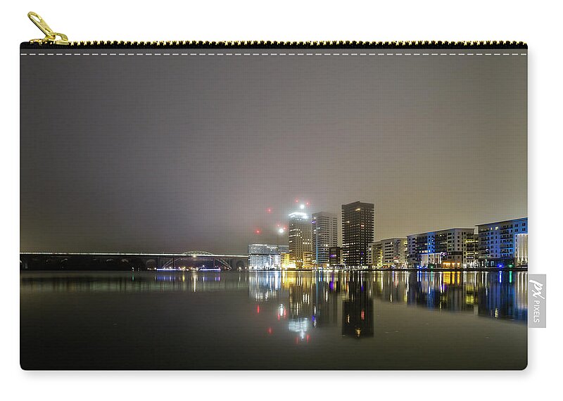 Europe Zip Pouch featuring the photograph Stockholm fog by Alexander Farnsworth