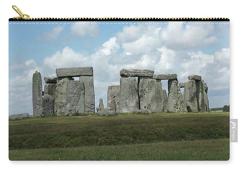 Stonehenge Zip Pouch featuring the photograph Stonehenge by Joelle Philibert