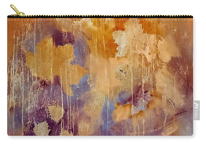 Large Zip Pouch featuring the painting Storm Painting by Lisa Kaiser