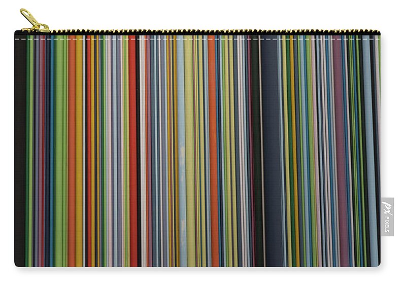 Stripes Zip Pouch featuring the photograph Stripes by Elaine Teague