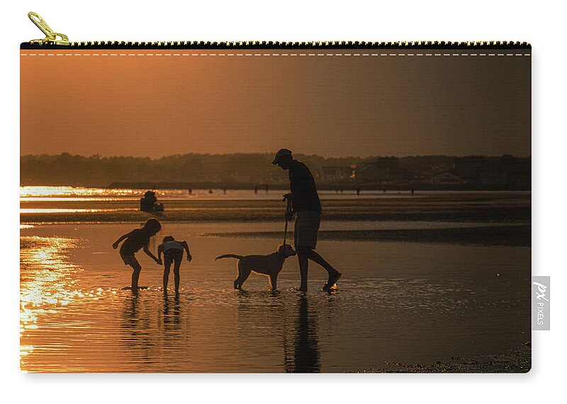 Sunset Zip Pouch featuring the photograph Summer Days by JCV Freelance Photography LLC