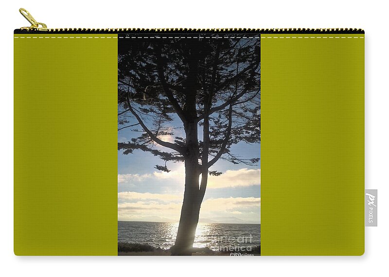  Timeless; Seasons; Spring; Summer; Autumn; Winter; Monumental; Aesthetic; Art; Nature; Photography; “signature Collection”; Lbdesigns; Color; “black And White” Zip Pouch featuring the photograph Summer Tour C01 by LBDesigns