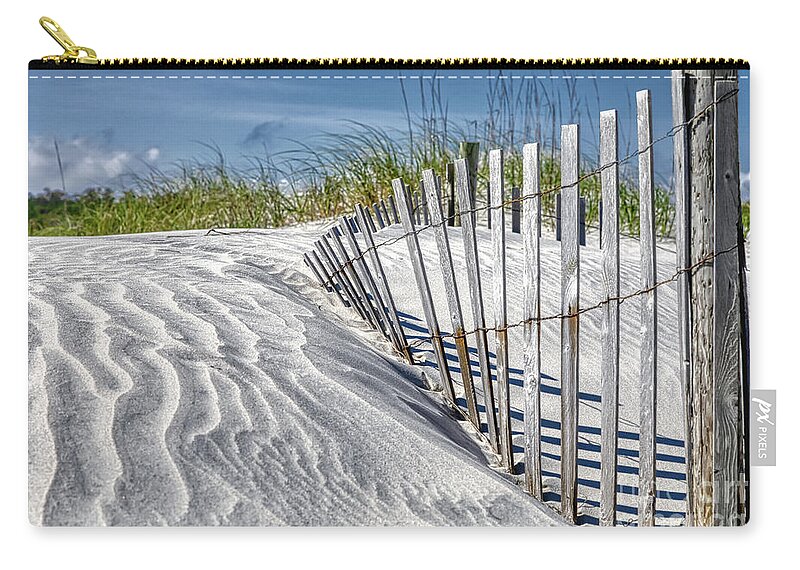 Pawley's Island Zip Pouch featuring the photograph Summer Beach Vacation by Rebecca Caroline Photography