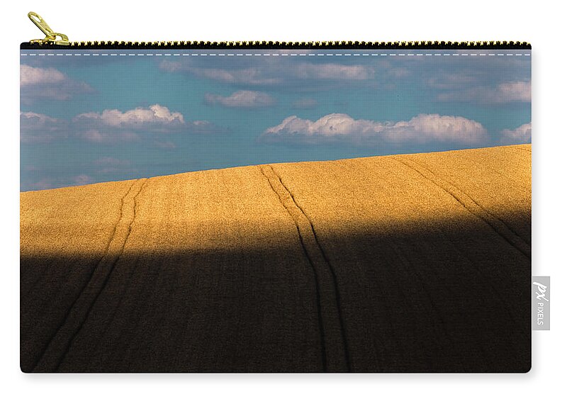 Bulgaria Zip Pouch featuring the photograph Sun Hit the Land by Evgeni Dinev