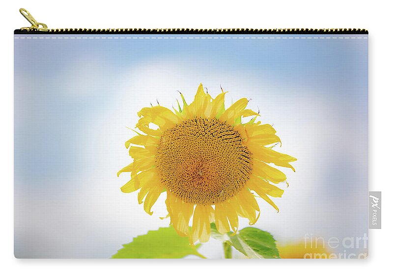 Sunflowers Zip Pouch featuring the photograph Sunflower Sky by JCV Freelance Photography LLC