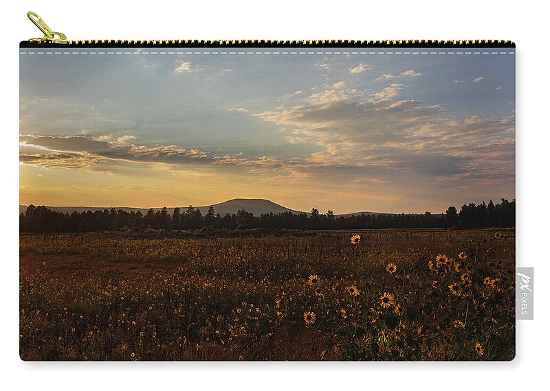 Sunset Carry-all Pouch featuring the photograph Incandescence by Laura Putman