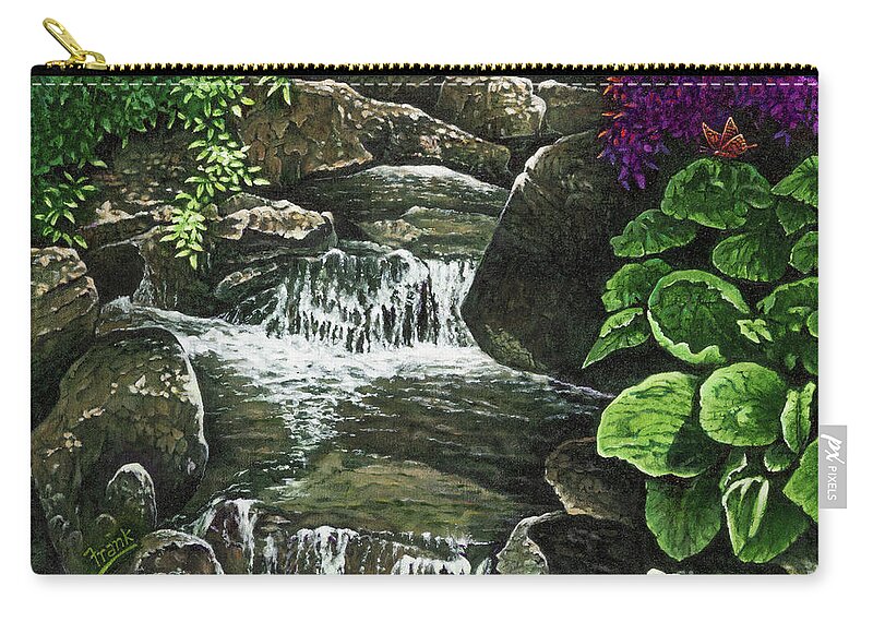 Brook Carry-all Pouch featuring the painting Sunny Brook by Michael Frank
