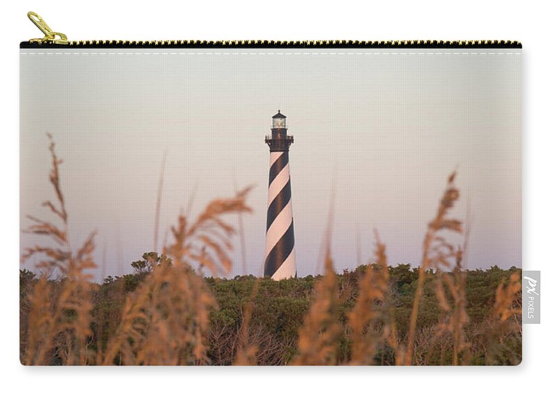 Hatteras Carry-all Pouch featuring the photograph Sunrise at the cape by Stacy Abbott