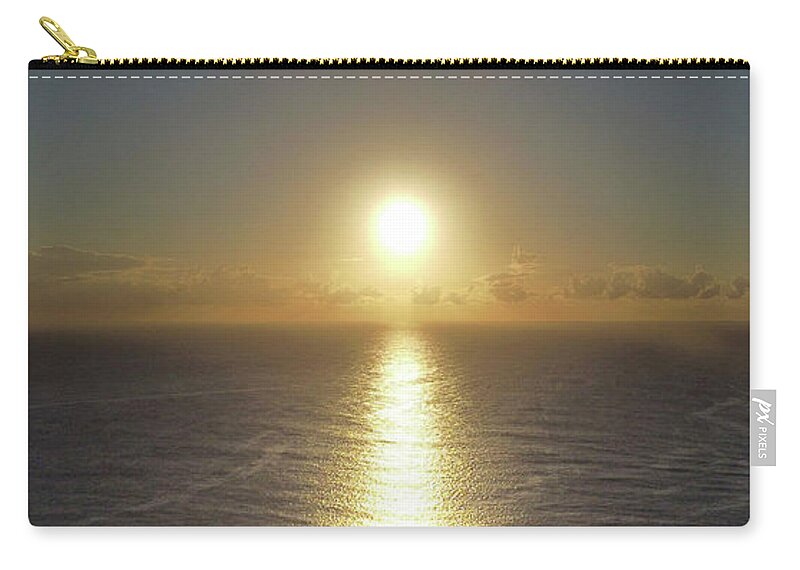 Beach Zip Pouch featuring the photograph Sunrise over Long Reef No 4 by Andre Petrov
