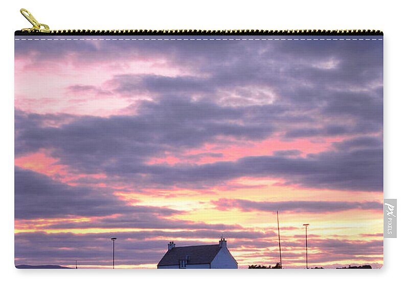 Clachnaharry Sunset Zip Pouch featuring the photograph Sunset at Clachnaharry by Gavin MacRae