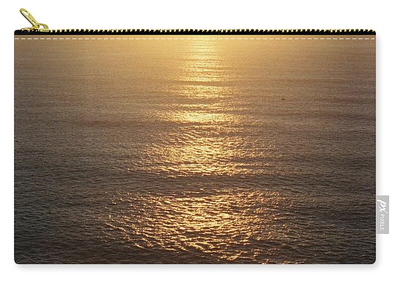 Bright Zip Pouch featuring the photograph Sunset by Barthelemy de Mazenod