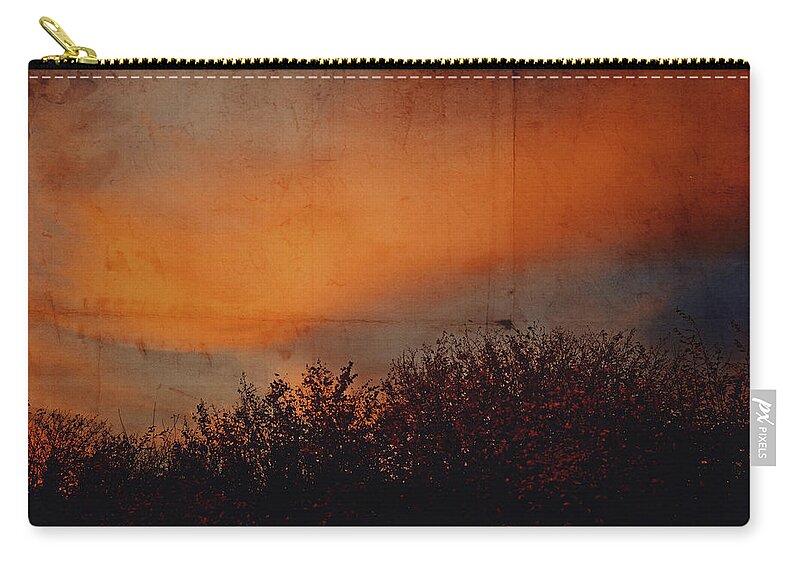 Land Carry-all Pouch featuring the photograph Sunset light by Yasmina Baggili