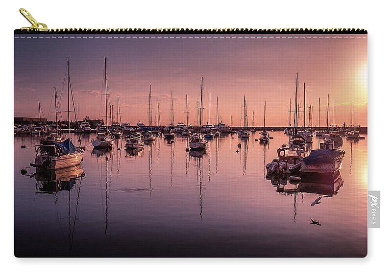 Philippines Carry-all Pouch featuring the photograph Sunset Trail Harbour by Arj Munoz
