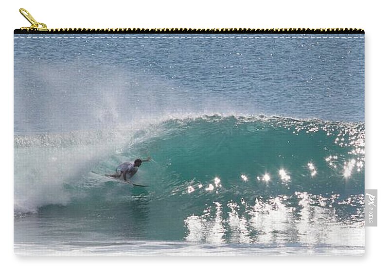 Surfing Zip Pouch featuring the photograph Surfing by Inaba Takahisa