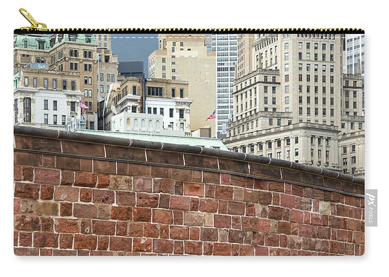 Brick Zip Pouch featuring the photograph Surrounding the City by Cate Franklyn