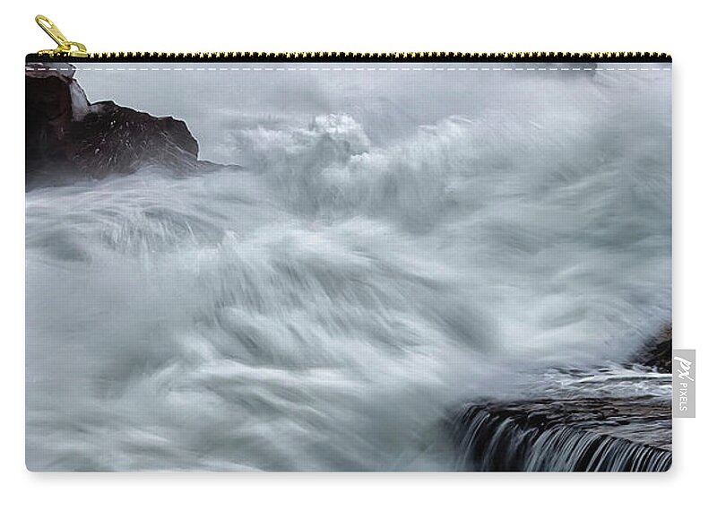 Ahtopol Carry-all Pouch featuring the photograph Swallowed By The Sea by Evgeni Dinev