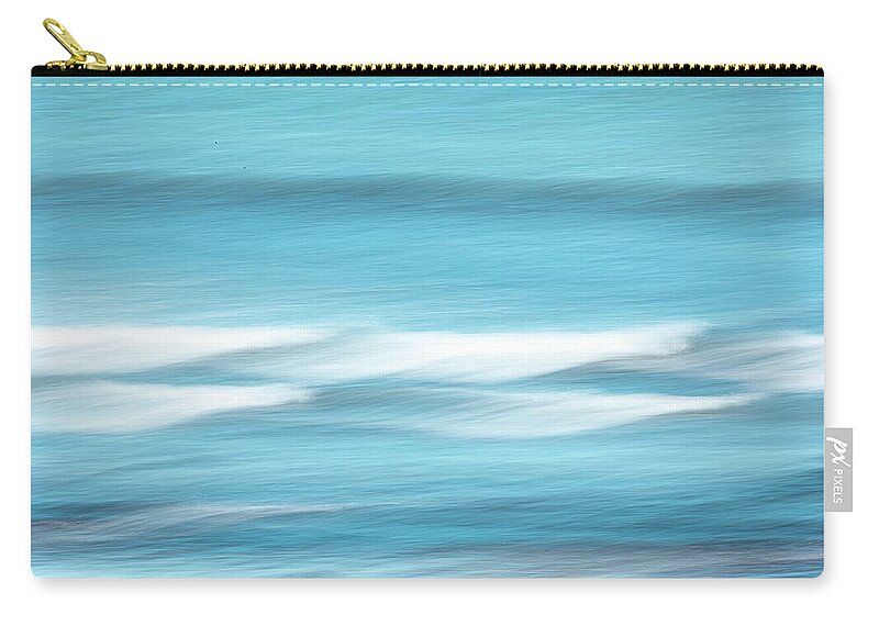 Beach Zip Pouch featuring the photograph Swampscott Waves by Catherine Grassello