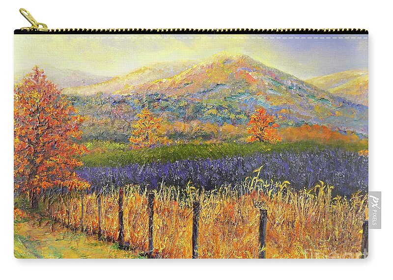 Acrylic Zip Pouch featuring the painting Sweet Inspirations by Lee Nixon