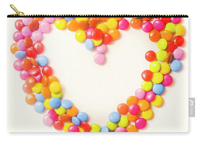Heart Zip Pouch featuring the photograph Sweetest thing by Jorgo Photography