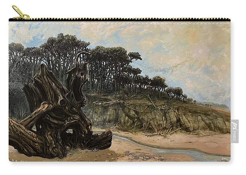 Seashore Zip Pouch featuring the painting Sycorax by William Stoneham