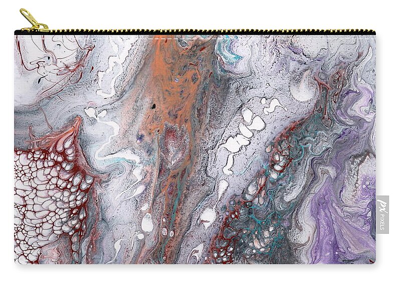 Music Zip Pouch featuring the painting Synphony by M Diane Bonaparte