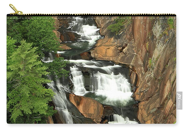 Tallulah River Carry-all Pouch featuring the photograph Tallulah Falls Georgia by Richard Krebs