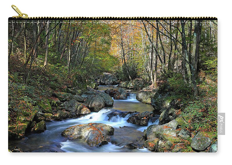 Tallulah River Carry-all Pouch featuring the photograph Scenic Wild Tallulah River Georgia by Richard Krebs